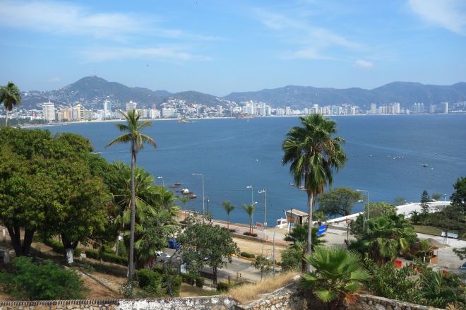 The Acapulco skyline from the fort